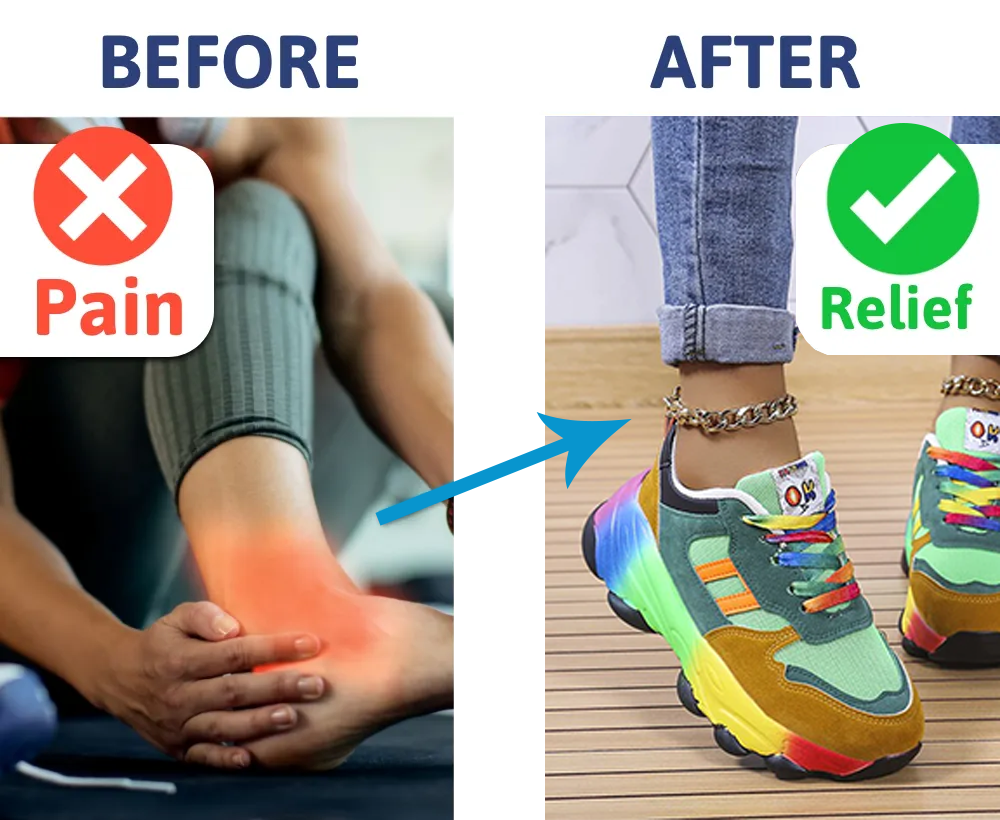 Premium Rainbow Orthopedic Sneakers - Australia Best Seller