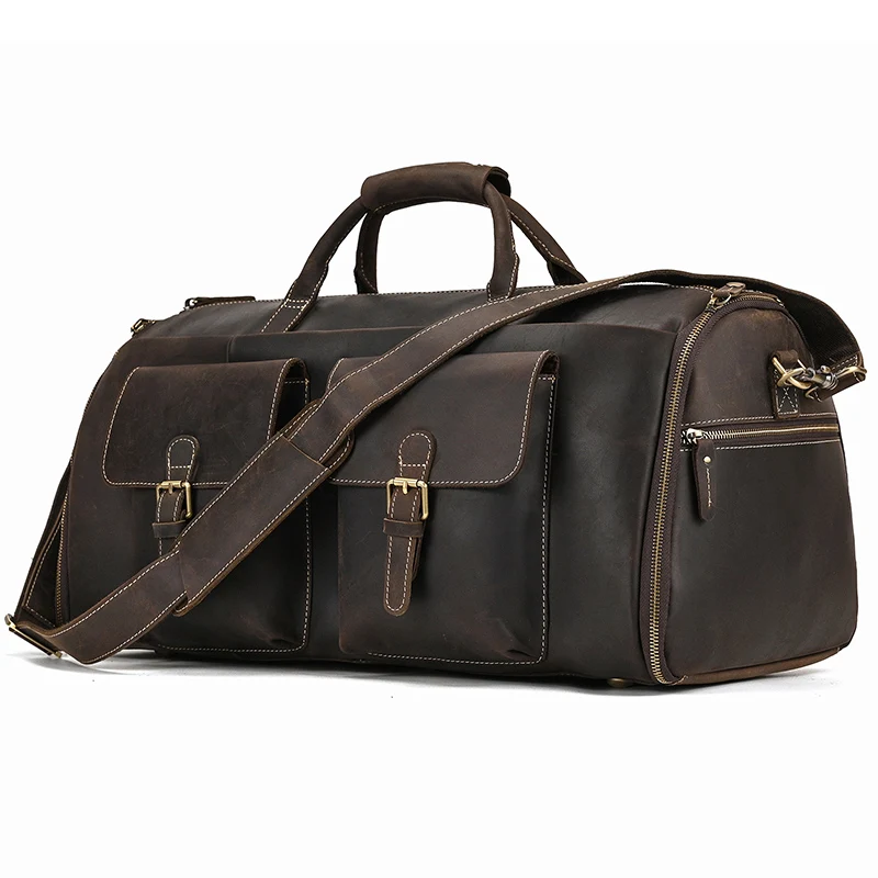 Large Travel Bag - Premium Leather