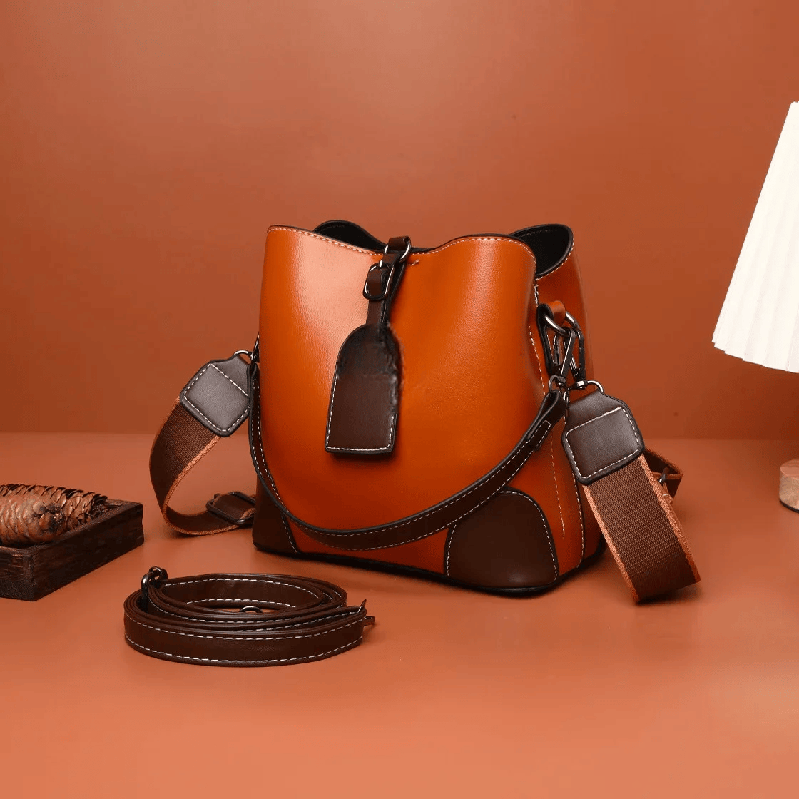 Casual Bucket™ Bag: Wide Shoulder Handbag For Women