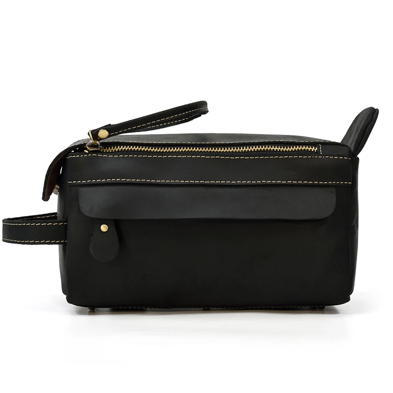 Large Toiletry Bag Made Of Premium Leather