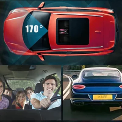 Dash Cam With 170° Wide-angle And 1080p Dual Lens