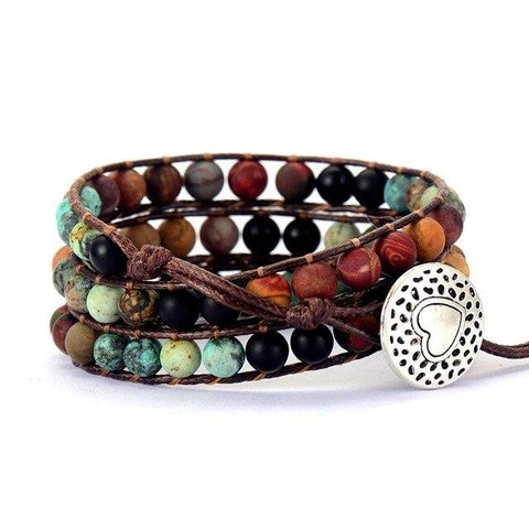 Stress Relieving Jasper Bracelet