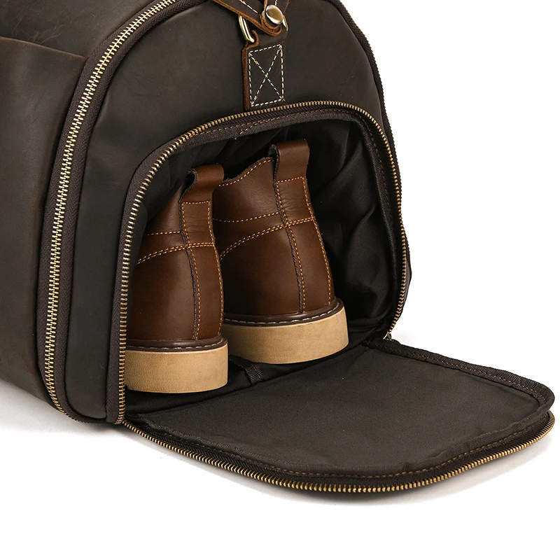 Large Travel Bag - Premium Leather