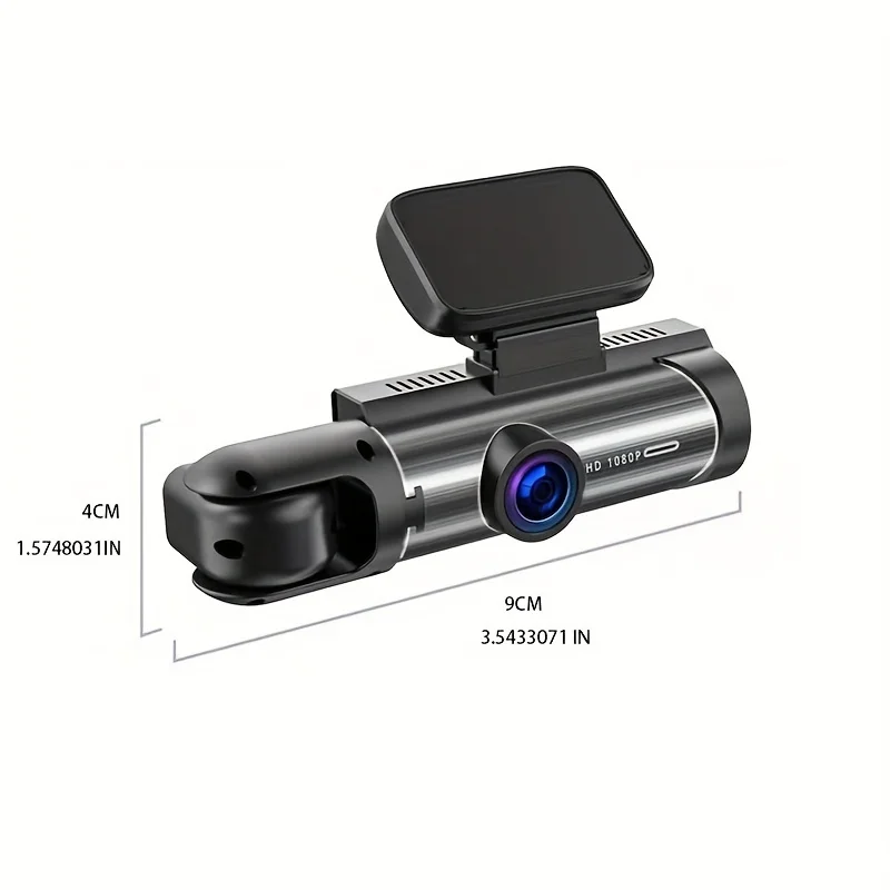 Dash Cam With 170° Wide-angle And 1080p Dual Lens