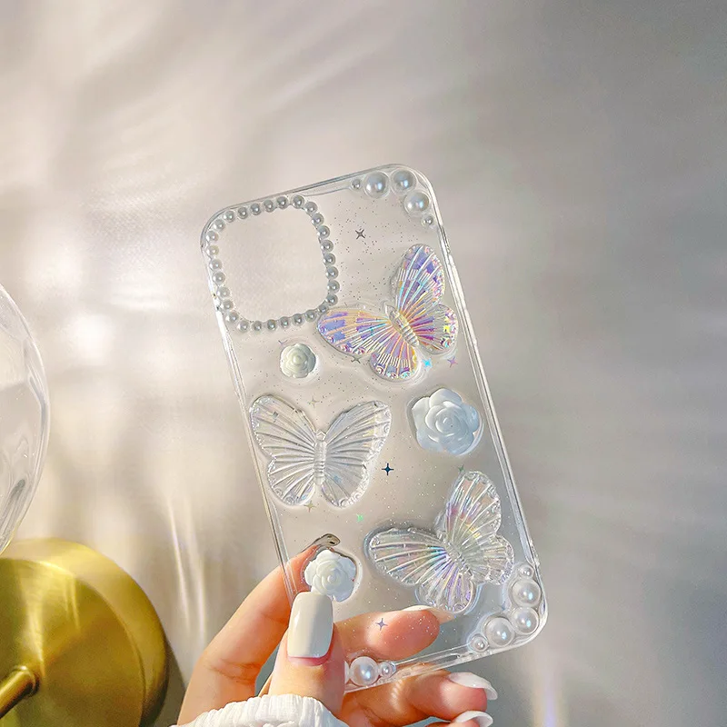 Clear Butterfly Iphone Case