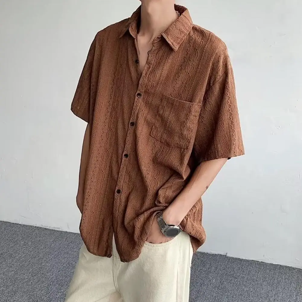 Mv Retro Japanese Half-sleeved Linen Shirt