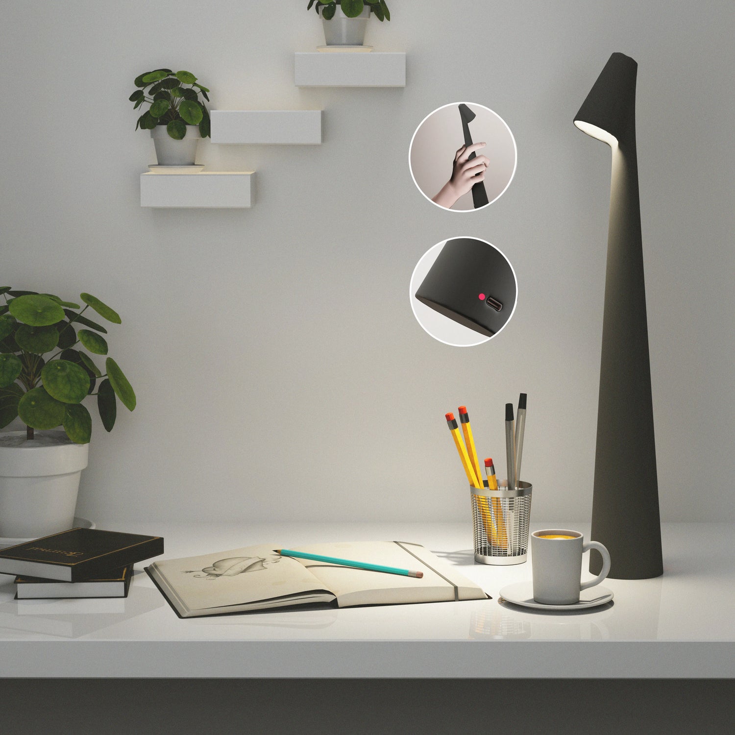Sculpting Table Lamp