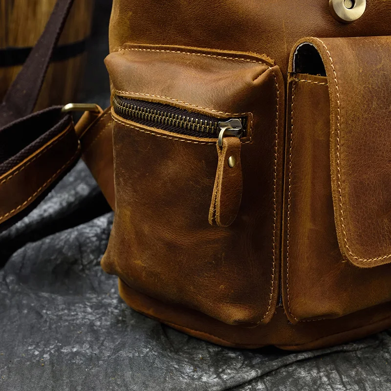 Midland Leather Backpack - Unisex