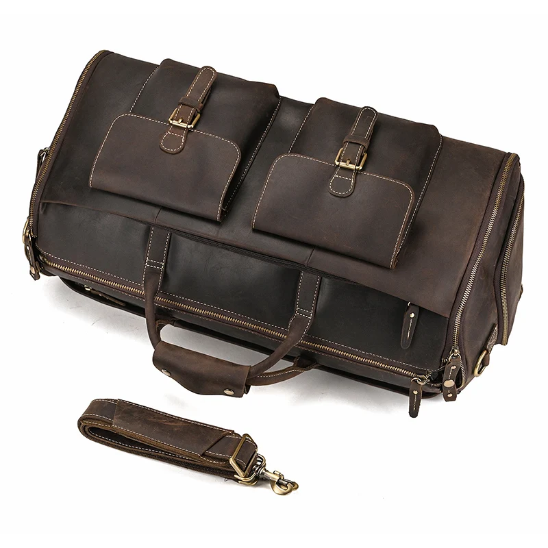 Large Travel Bag - Premium Leather