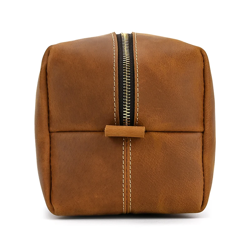 Large Toiletry Bag Made Of Premium Leather