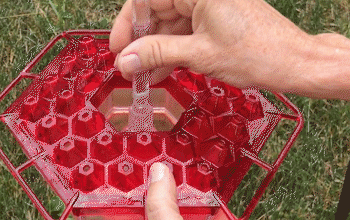 Hummingbird Feeder With Perch And Built-in Ant Moat