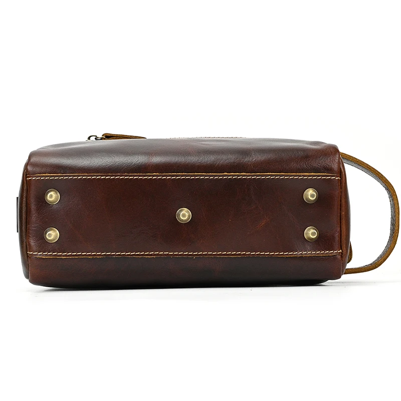 Large Toiletry Bag Made Of Premium Leather