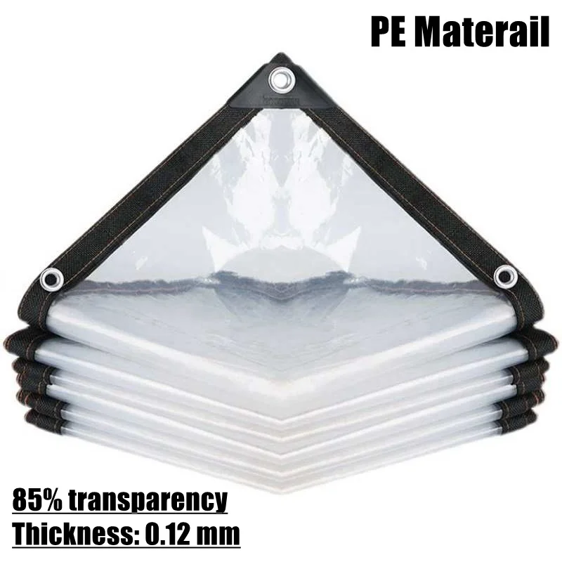 2m*2m The Sunshade Tarpaulin Is Transparent, With Perforations, Rainproof And Windproof