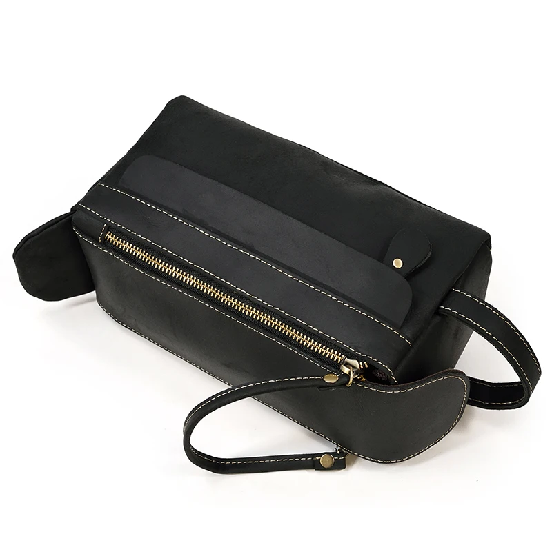 Large Toiletry Bag Made Of Premium Leather