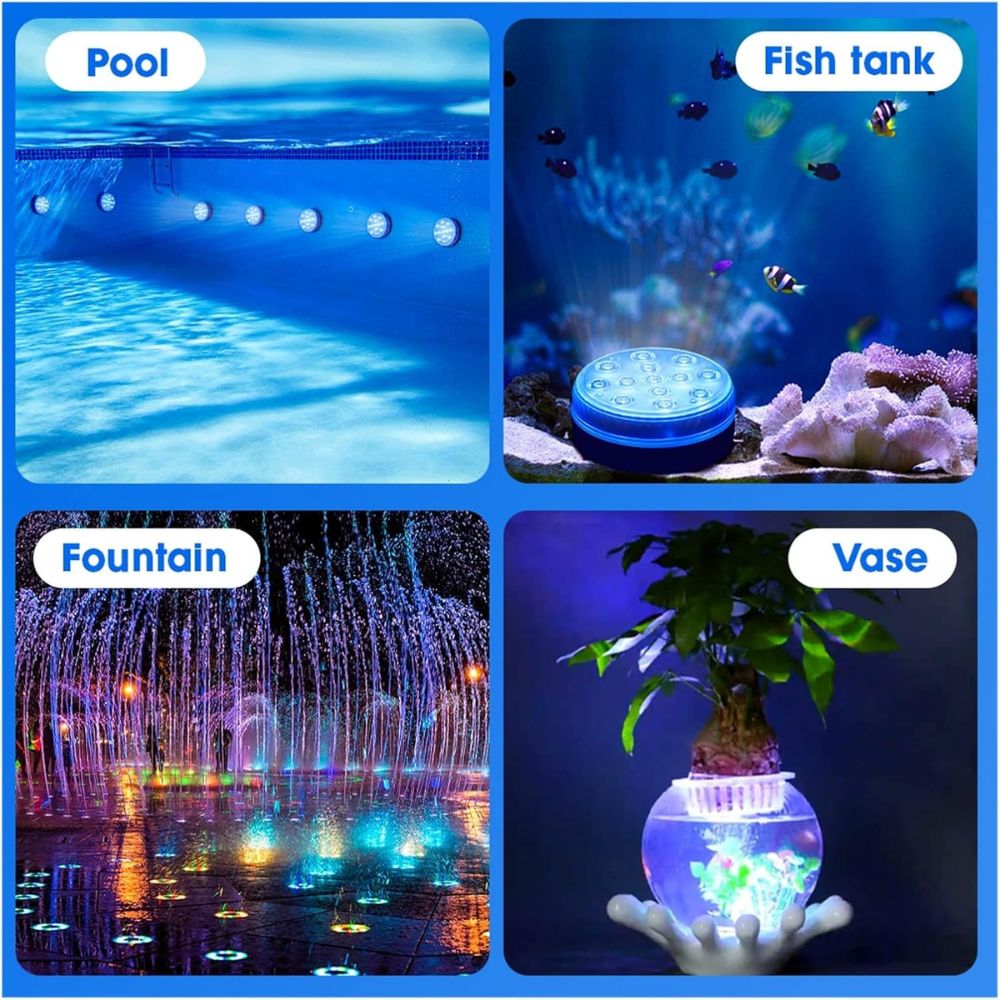 Colorful Submersible Led Pool Party Lights