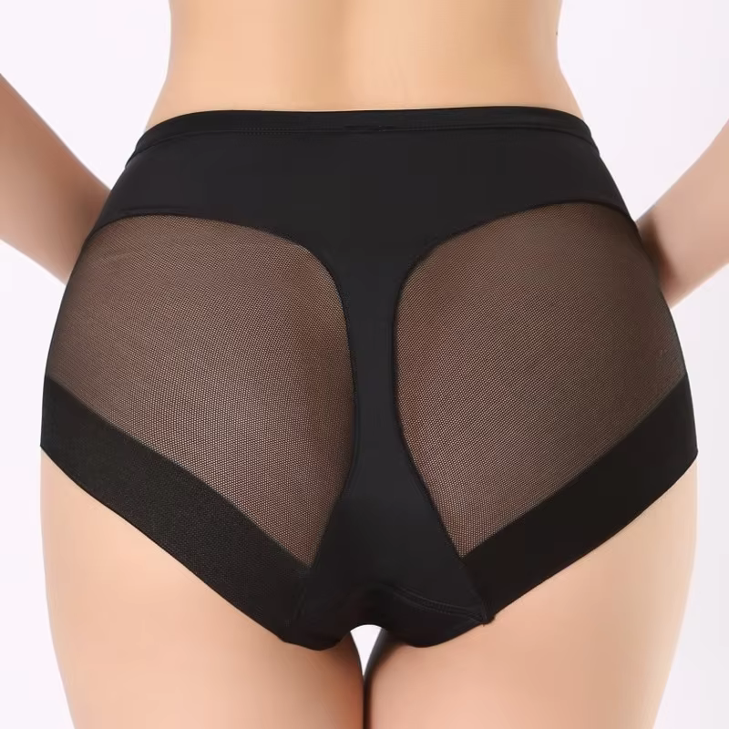 Ice Silk High Waisted Hip Lift Panties
