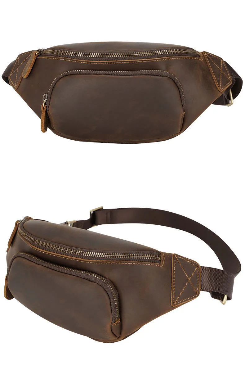 Genuine Leather Men’s Fanny Pack