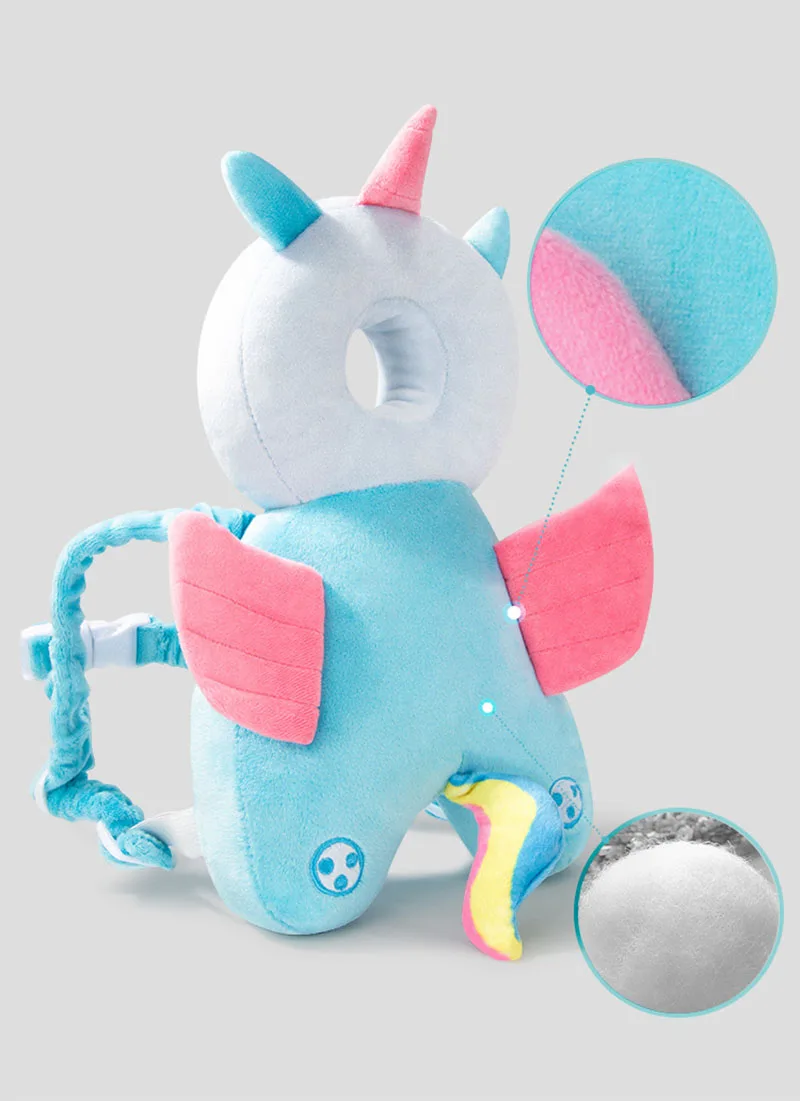 Baby Head Protector Backpack Pillow – Soft Pp Cotton Cushion