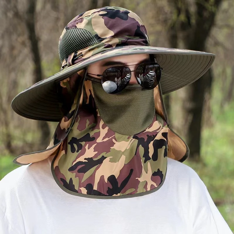 Breathable Wide Brim Outdoor Sun Protection Fishing Hat