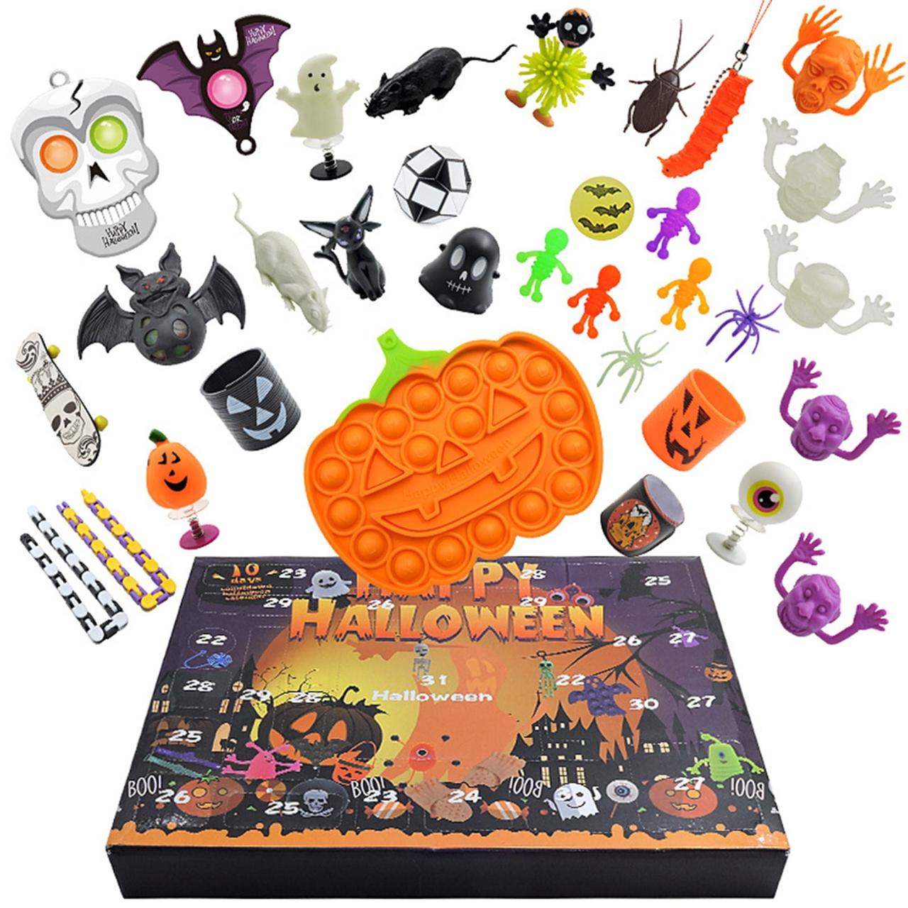Halloween Advent Calendar Toy Set