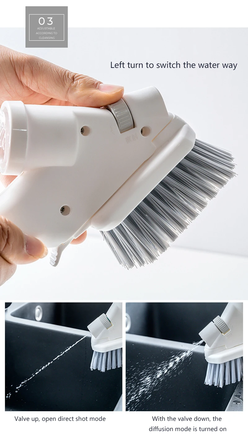 4-in-1 Bathroom Floor And Wall Cleaner Tool