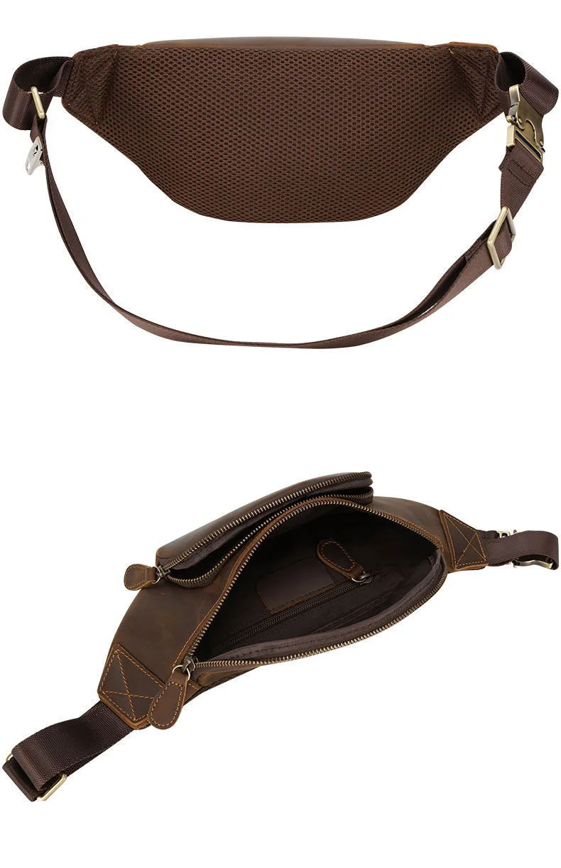 Genuine Leather Men’s Fanny Pack