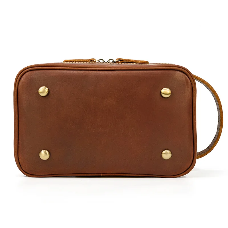 Large Toiletry Bag Made Of Premium Leather