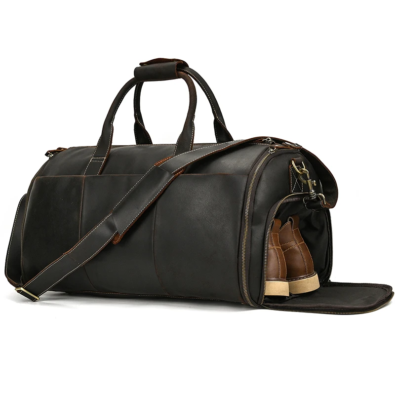 Large Travel Bag - Premium Leather