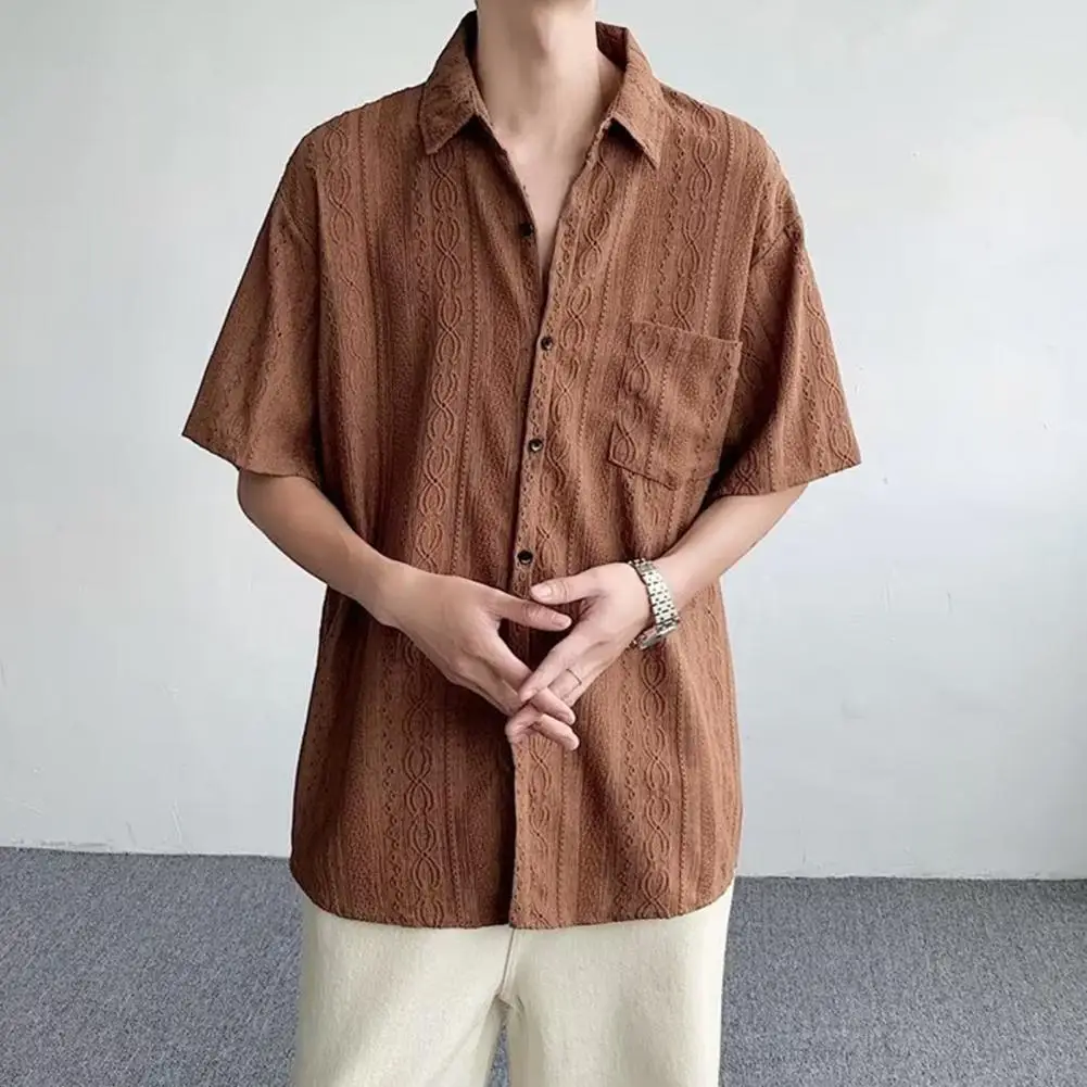 Mv Retro Japanese Half-sleeved Linen Shirt