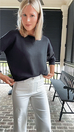 Tummy Control Cropped Wide-leg Jeans – 2024 Best Selling Jeans