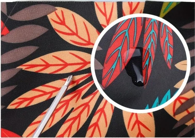 Dry Wet Separation,large Capacity Colorful Leaf Travel Bag With Shoulder Strap