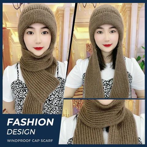 Integrated™ Ear Protection Windproof Cap Scarf