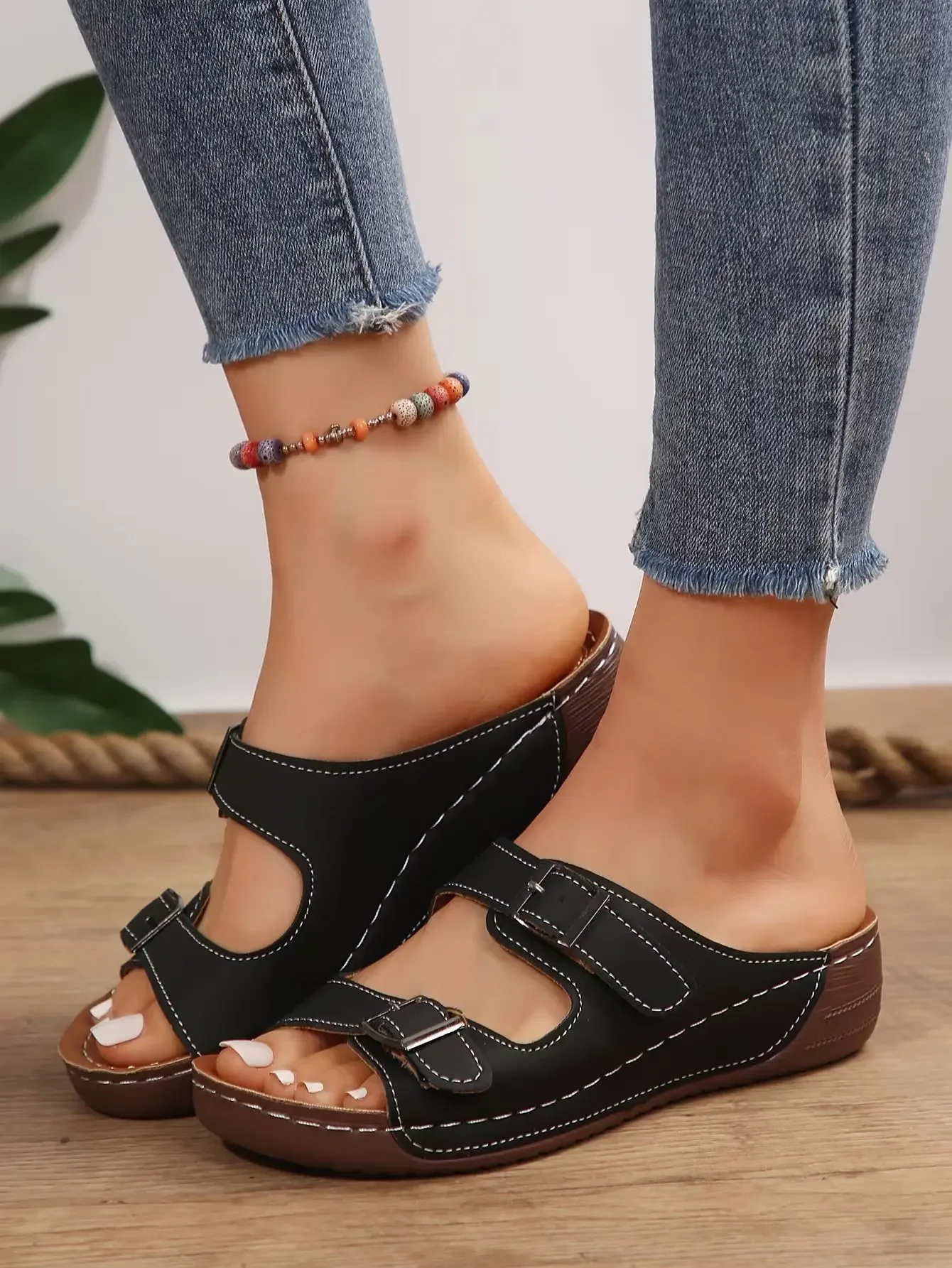 Arch Support Sole Upgradation Stretch Lightweight Sandals