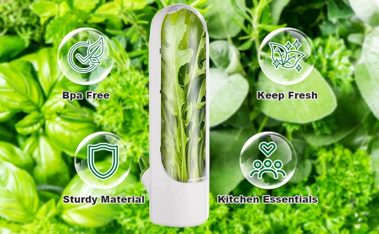 Herb Saver For Refrigerator