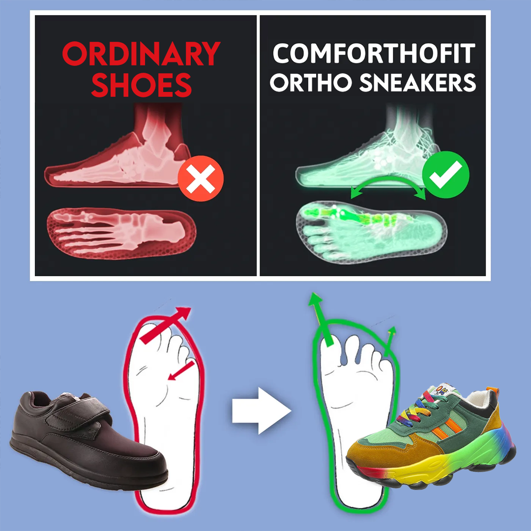 Premium Rainbow Orthopedic Sneakers - Australia Best Seller