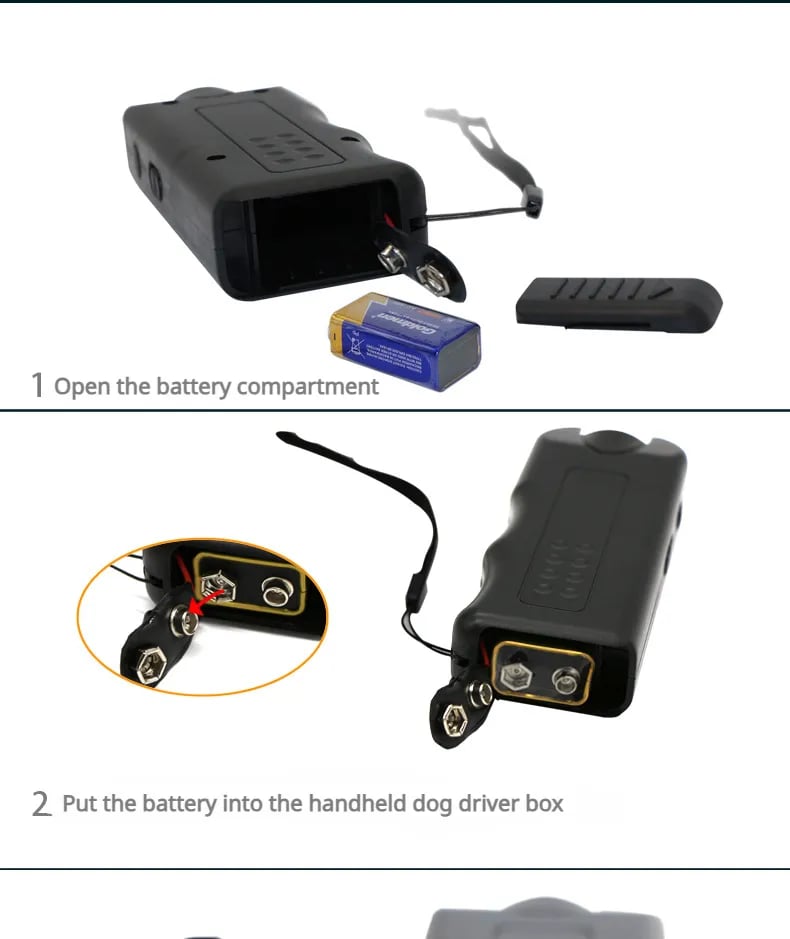 Handheld Bark Control Luminous Ultrasonic Dog Repeller