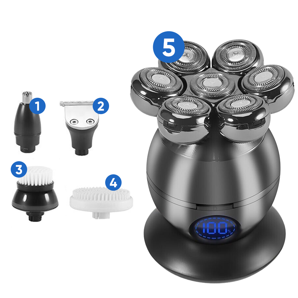 7d Portable Waterproof Electric Shaver