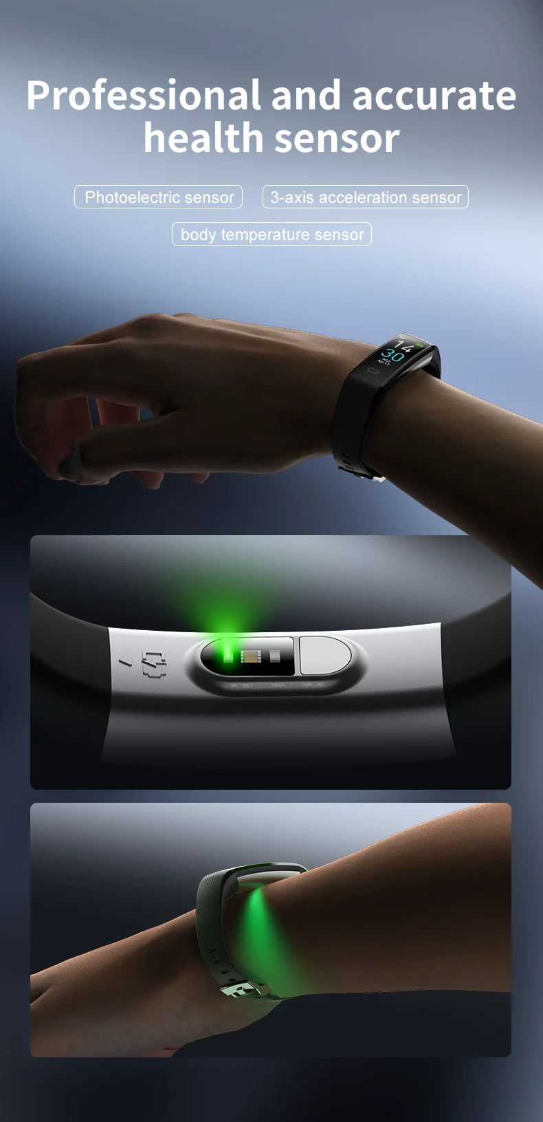 Convenient Blood Pressure Smartwatch And Heart Rate Monitor