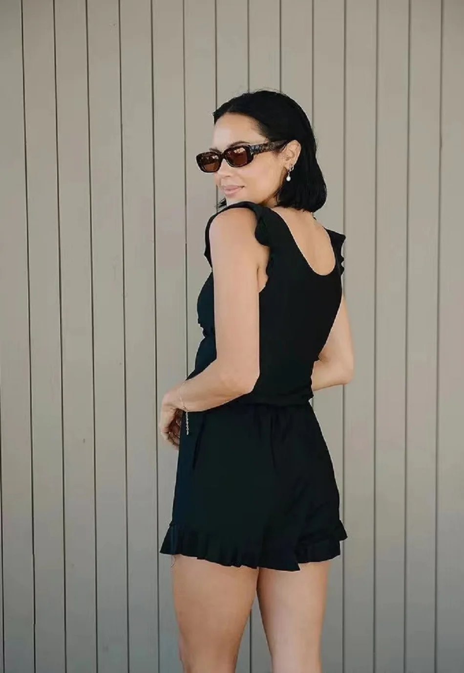 Built In Bra And Leggings Swim Romper