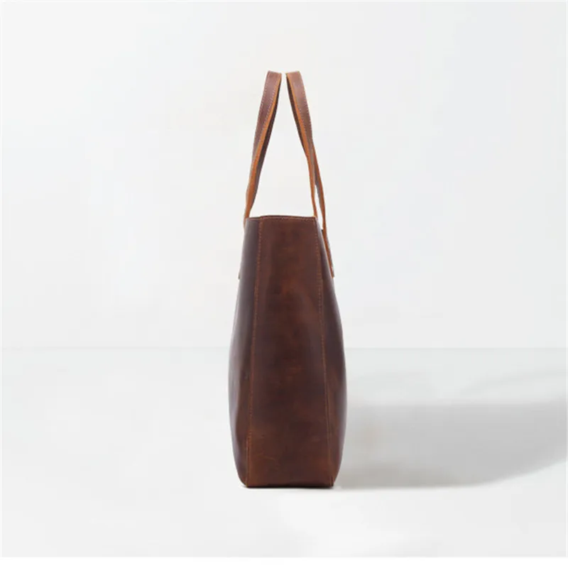 Leather Handbag Womens Shoulder Shopping Tote Bag