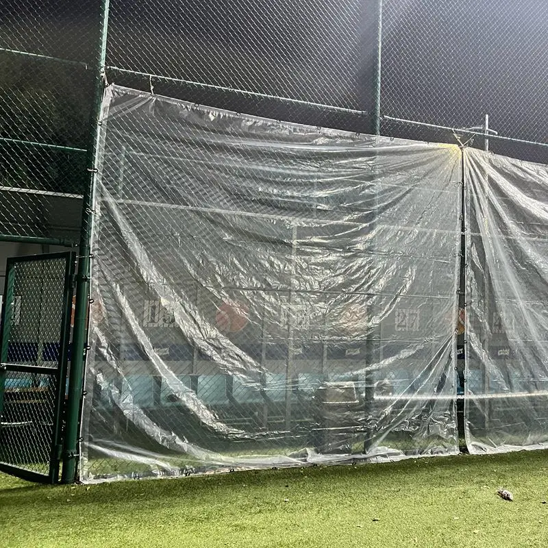 2m*2m The Sunshade Tarpaulin Is Transparent, With Perforations, Rainproof And Windproof