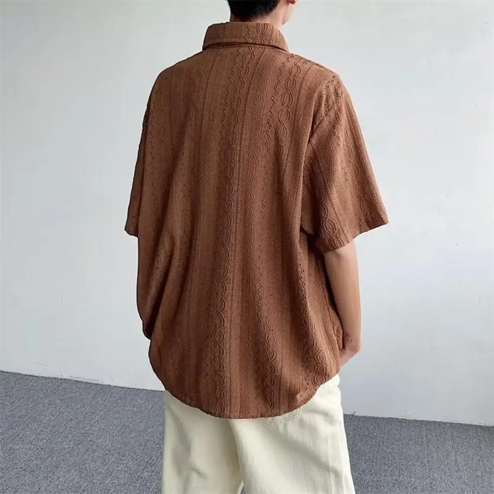 Mv Retro Japanese Half-sleeved Linen Shirt