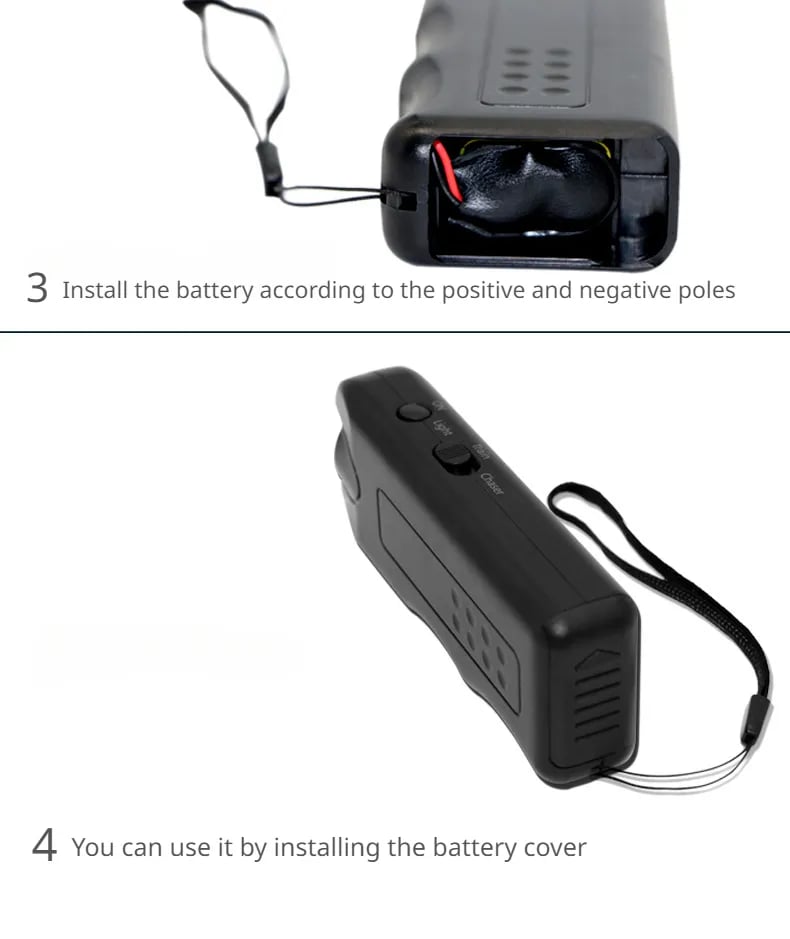 Handheld Bark Control Luminous Ultrasonic Dog Repeller