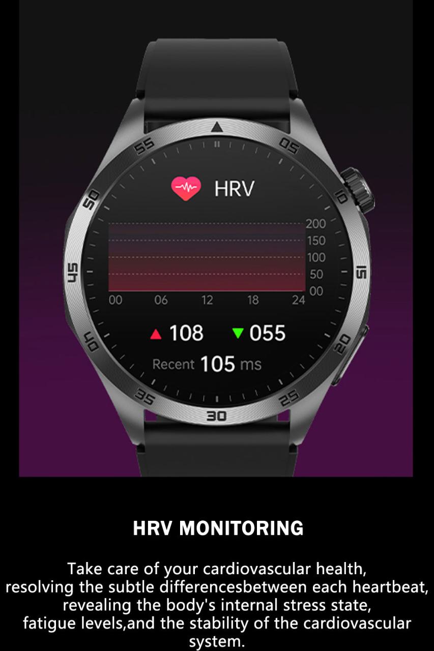Intelligent Micro-physical Examination Blood Glucose Ecg Pressure Blood Oxygen Smartwatch