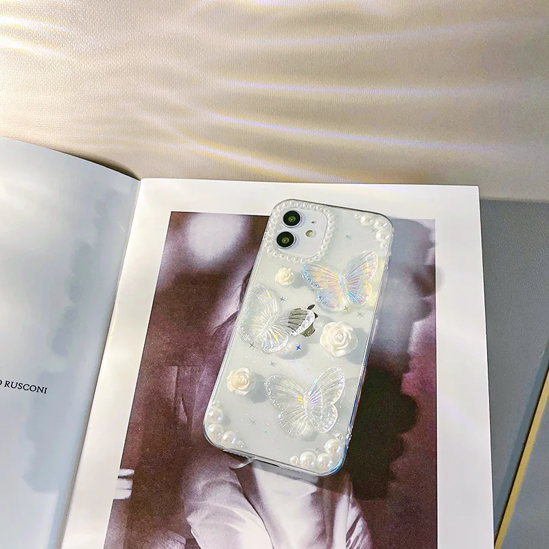 Clear Butterfly Iphone Case