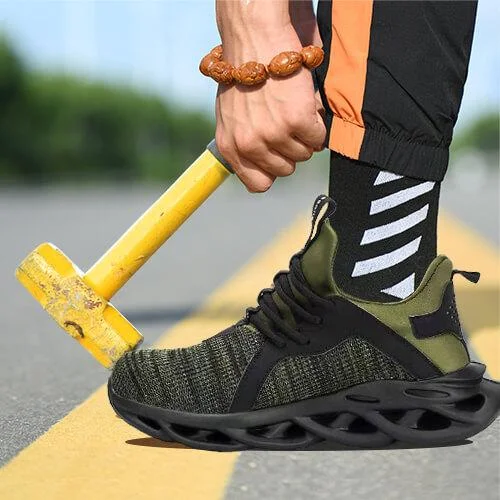 Breathable Mesh Steel Toe Shoes