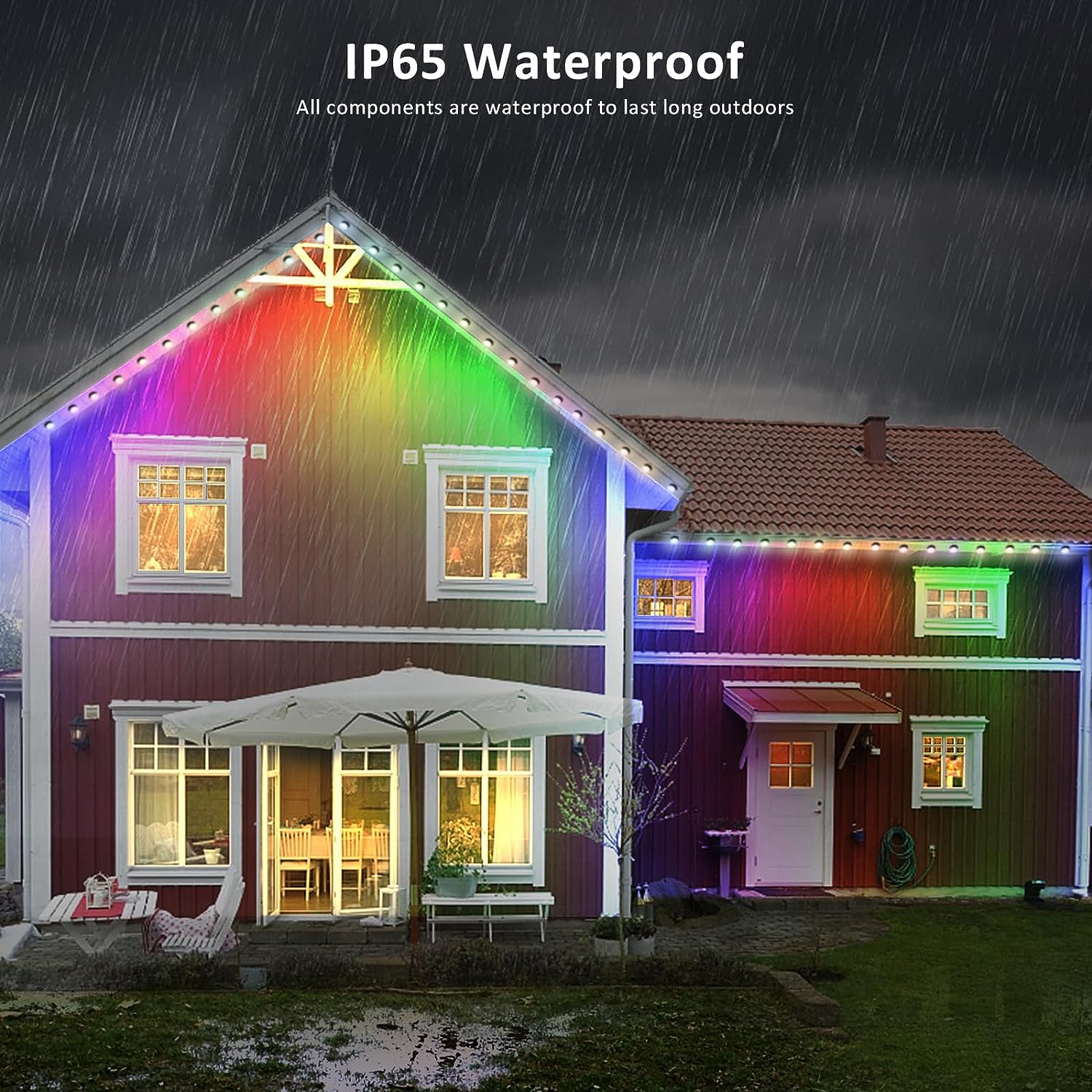 Early Christmas 49% Off – Smart Rainbow Led Permanent Outdoor Light