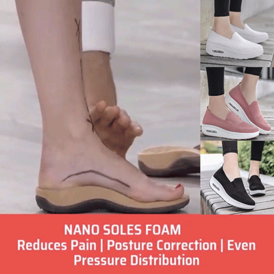 Last Day 49% Off – Women Slip-on Light Air Cushion Orthopedic Sneakers
