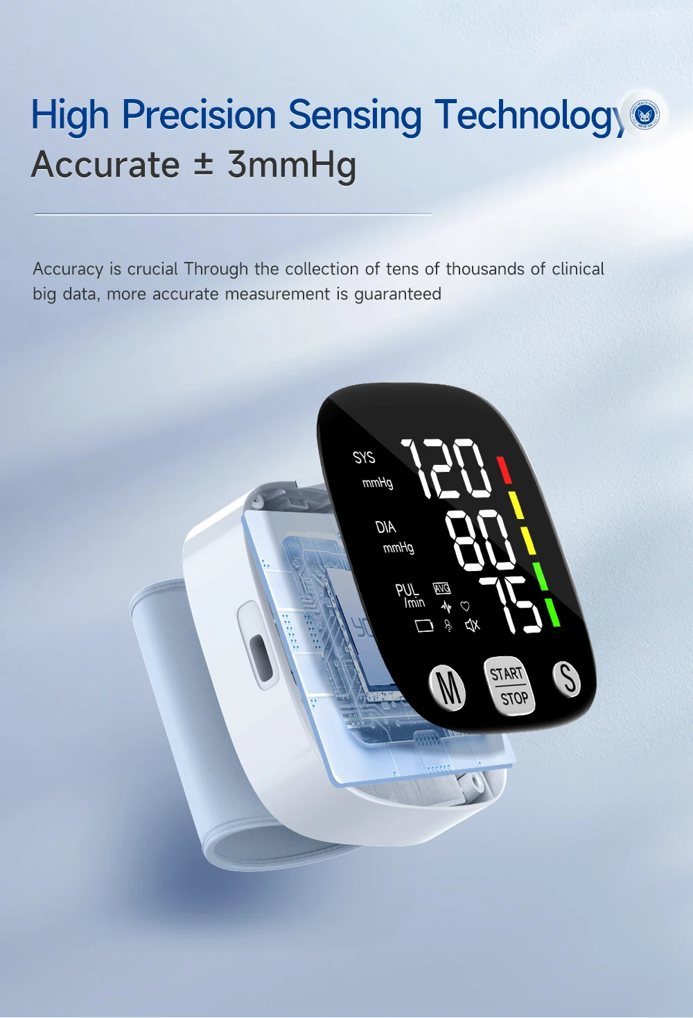 Wrist Blood Pressure Monitor