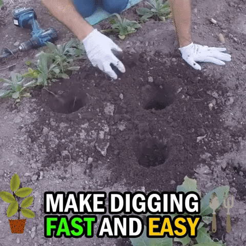 Easy Gardening Auger Spiral Drill Bit
